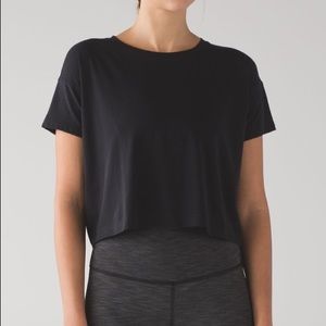 Lululemon Cates Crop Tee
